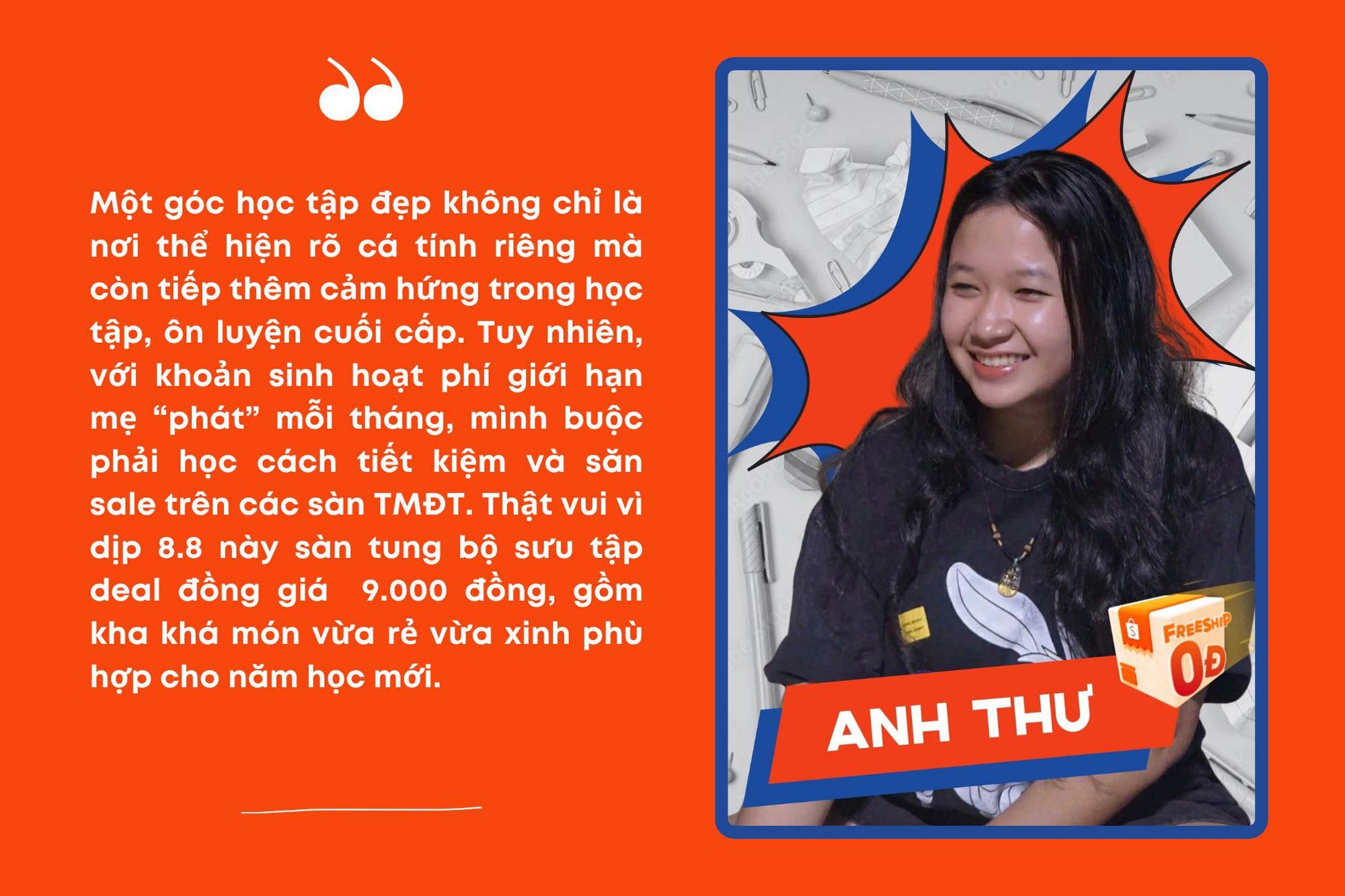 Dụng cụ học tập dễ thương mùa tựu trường